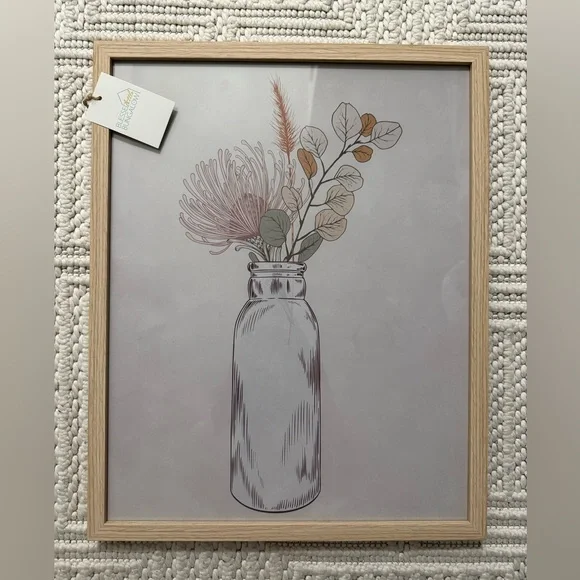Framed Botanical Art Print - Picture 1 of 1